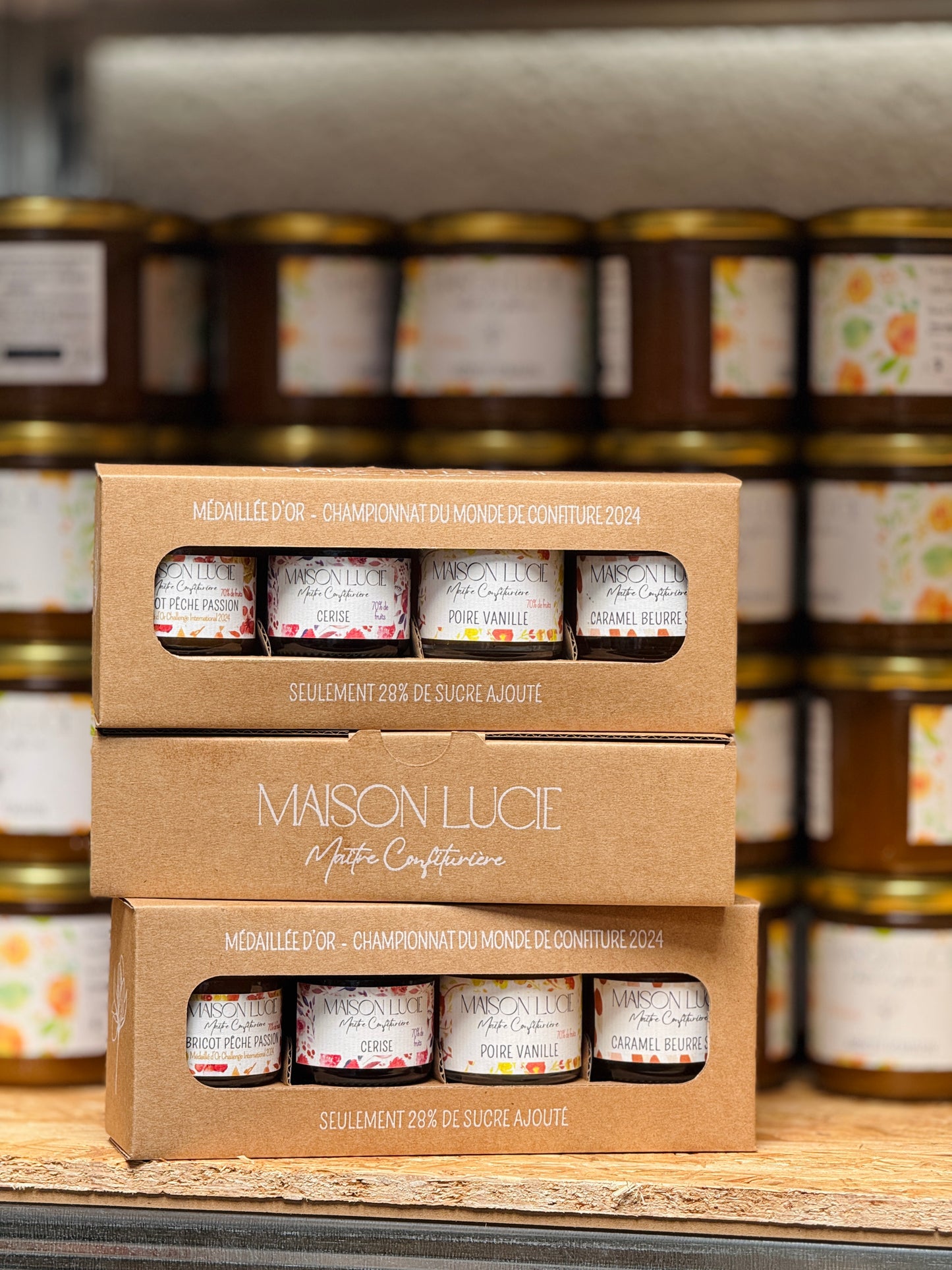 COFFRET DÉCOUVERTE Confitures 70% de fruits