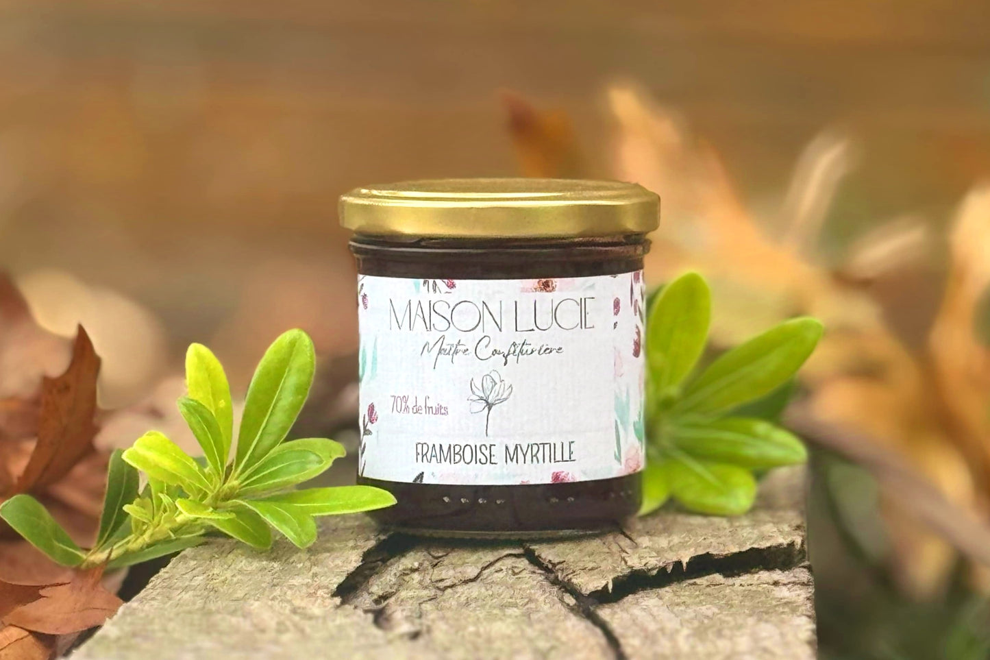 FRAMBOISE MYRTILLE 70% de fruits