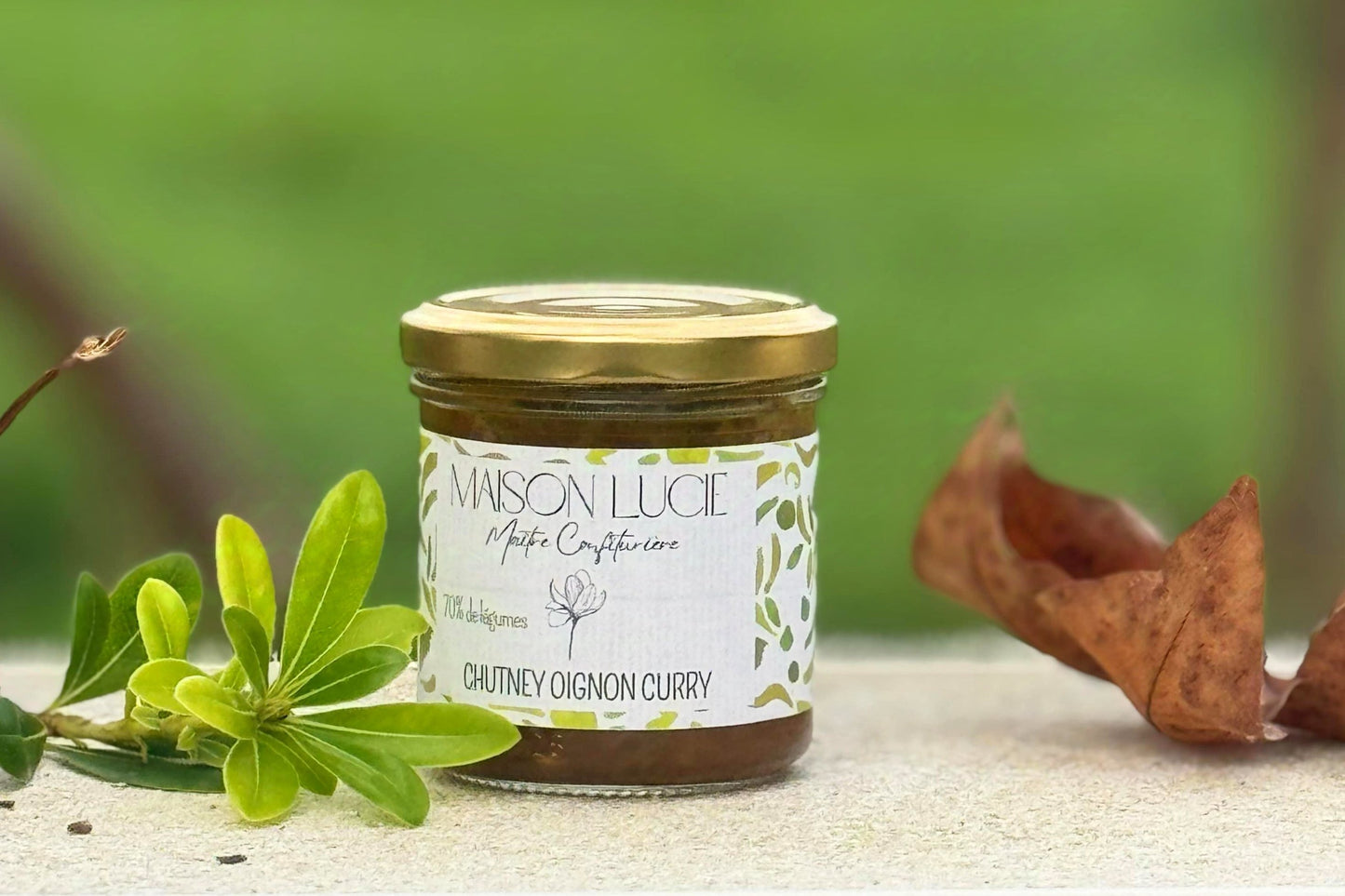 CHUTNEY OIGNONS CURRY 70 % de légumes