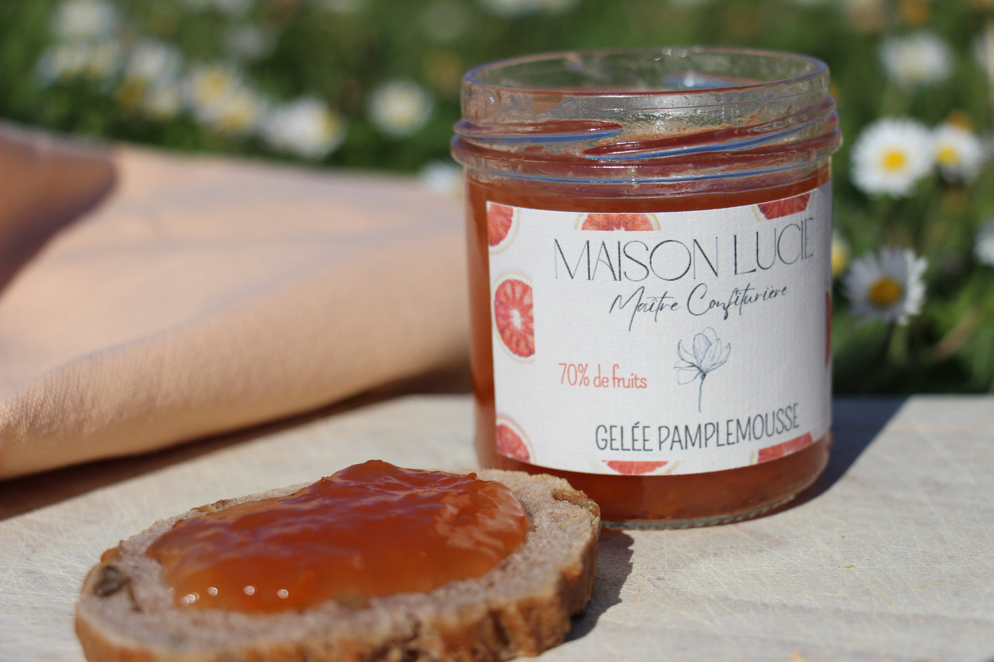 GELÉE DE PAMPLEMOUSSE 70 % de fruits