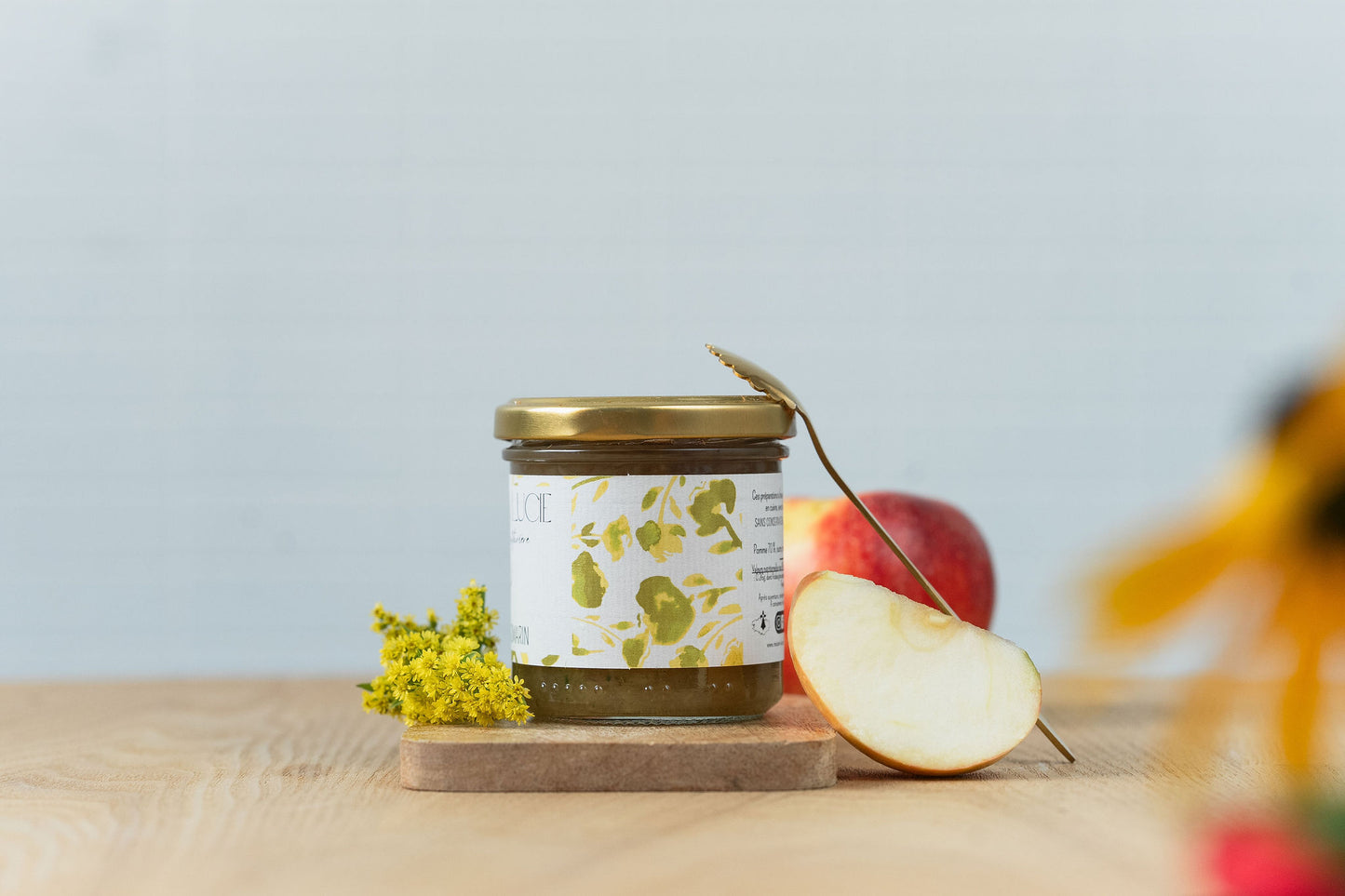 Confiture POMME ROMARIN 70% de fruits