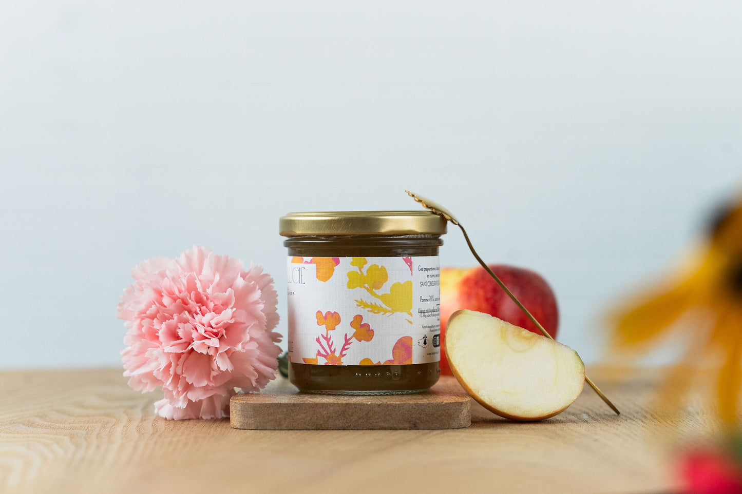 Confiture POMME VANILLE 70% de fruits