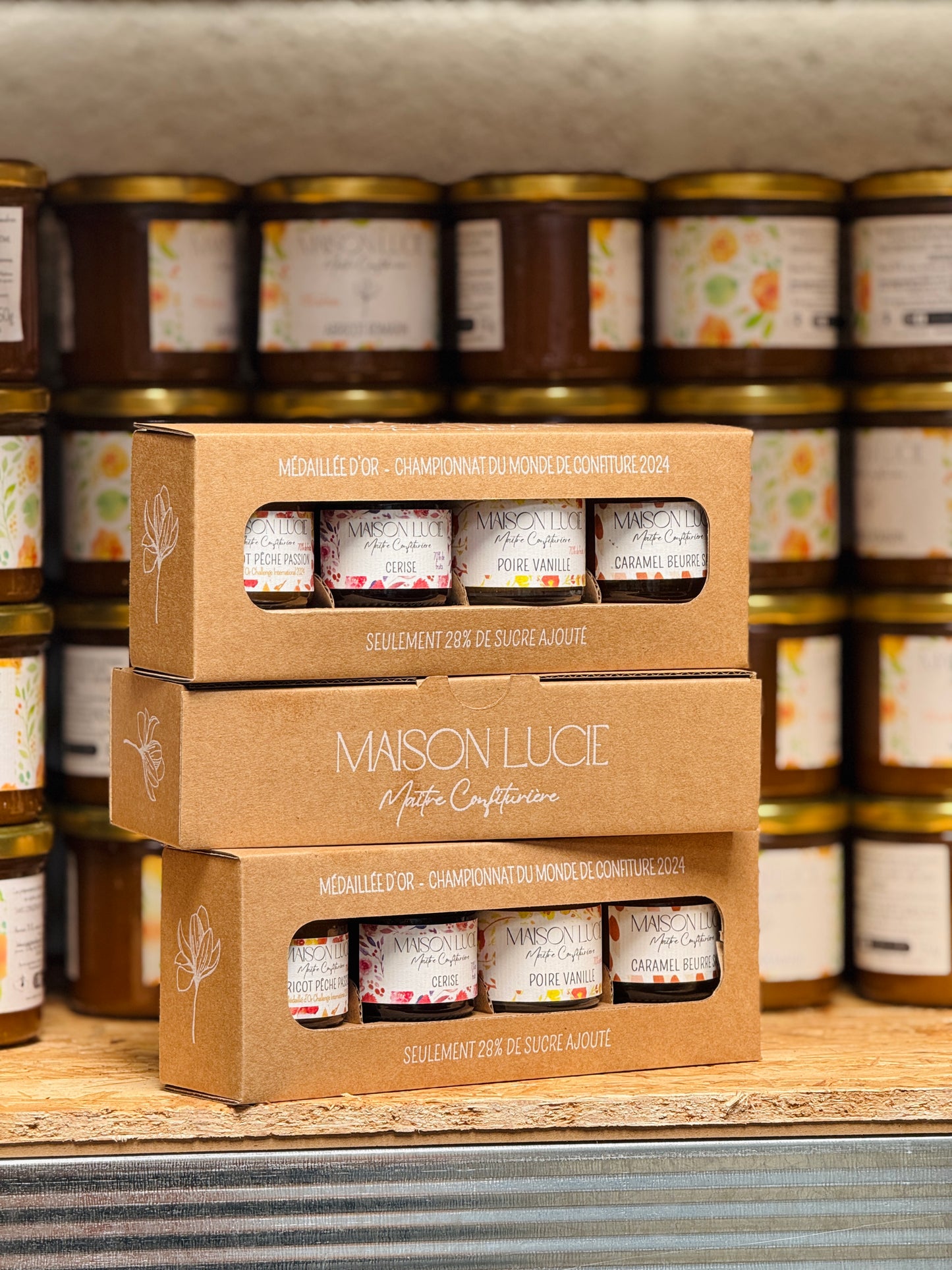 COFFRET DÉCOUVERTE Confitures 70% de fruits