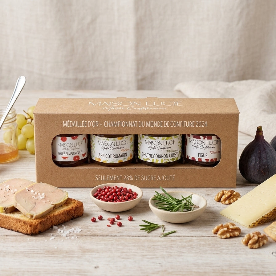 Coffret Accords Fromagers & Gastronomie (4 x 40g)
