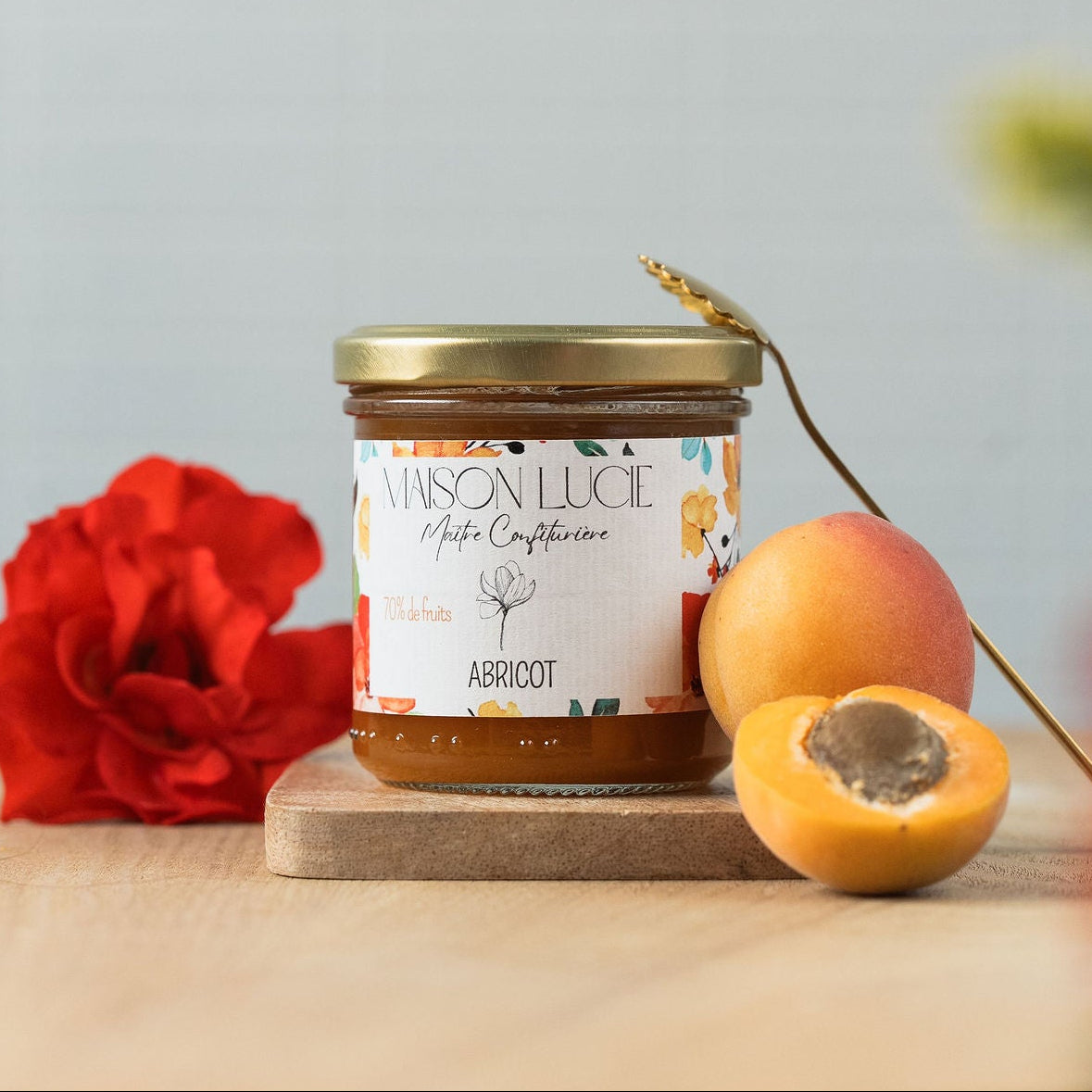 Confiture d'ABRICOT 70% de fruits