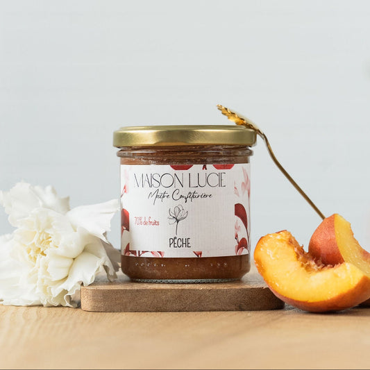 Confiture de PÊCHE 70% de fruits