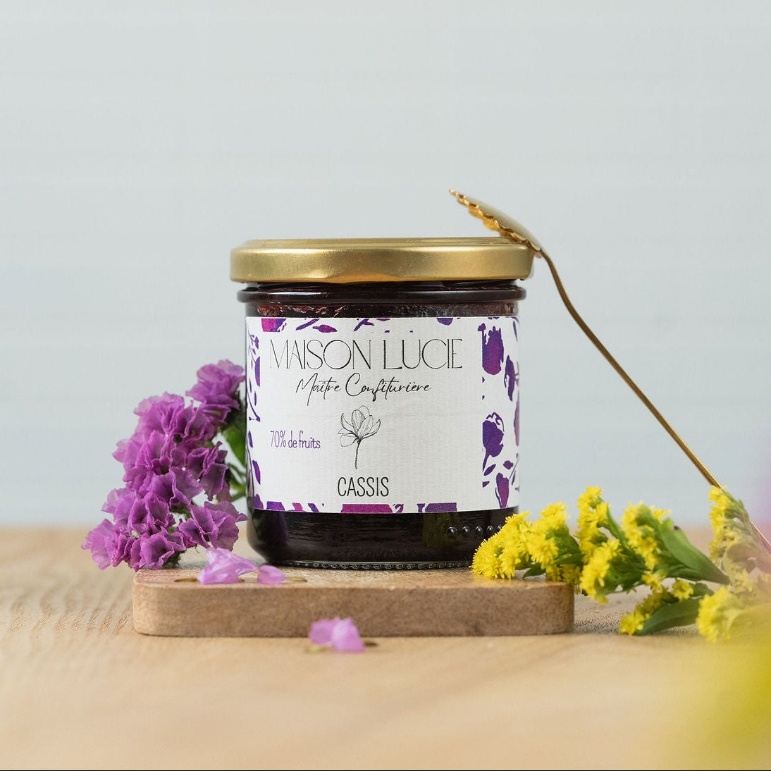 Confiture de CASSIS 70% de fruits